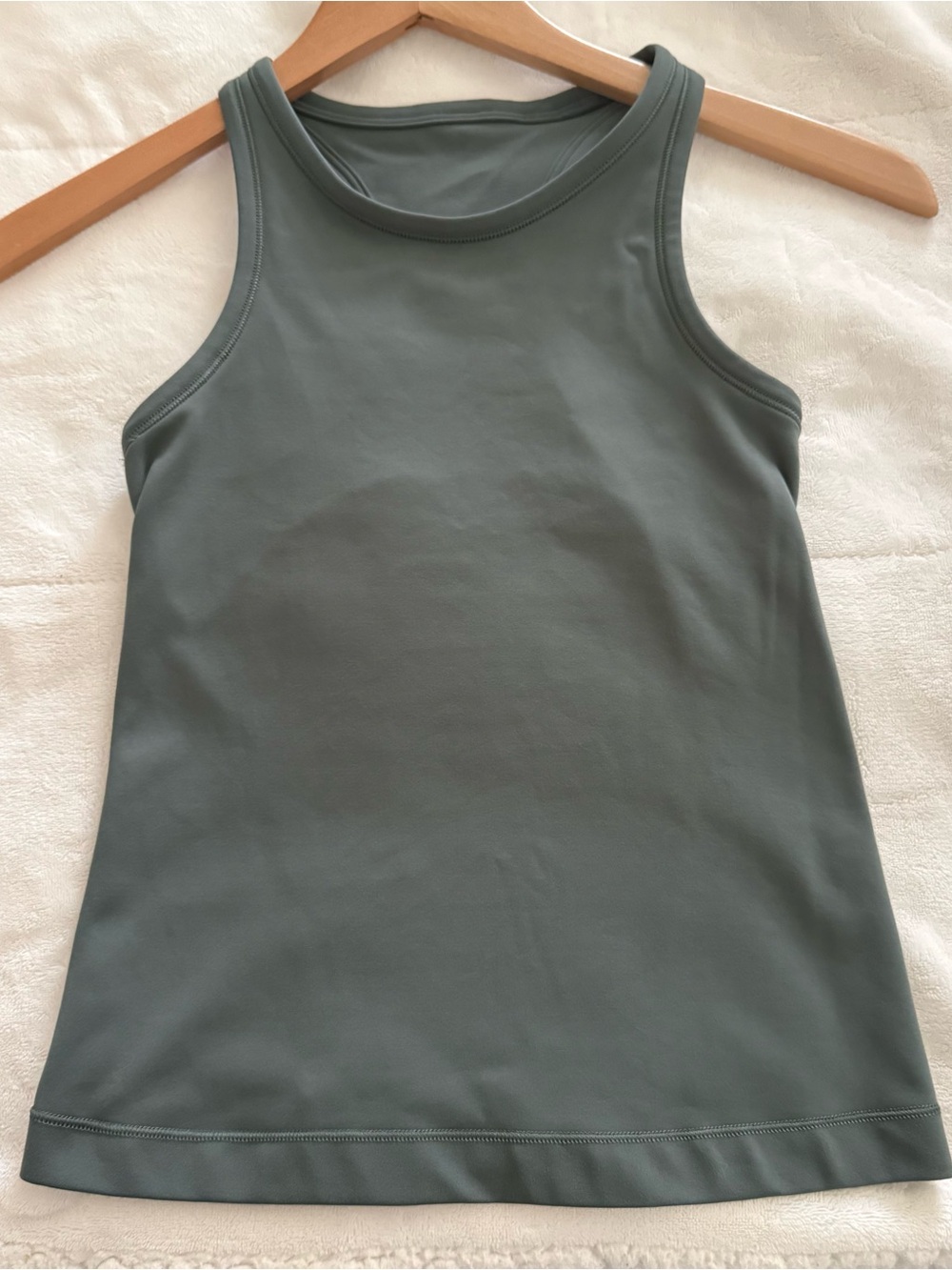 Lululemon Align Waist-Length Racerback Tank Top, Dark Forest, Size 2